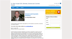 Desktop Screenshot of berkeleydentist.org